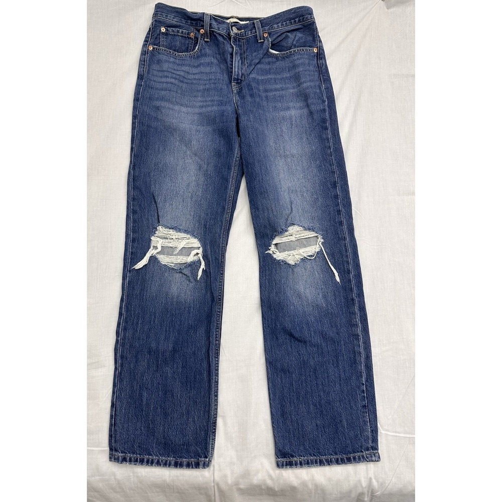 Levi Strauss Co Low Pro Straight Denim Jeans Women Size 30